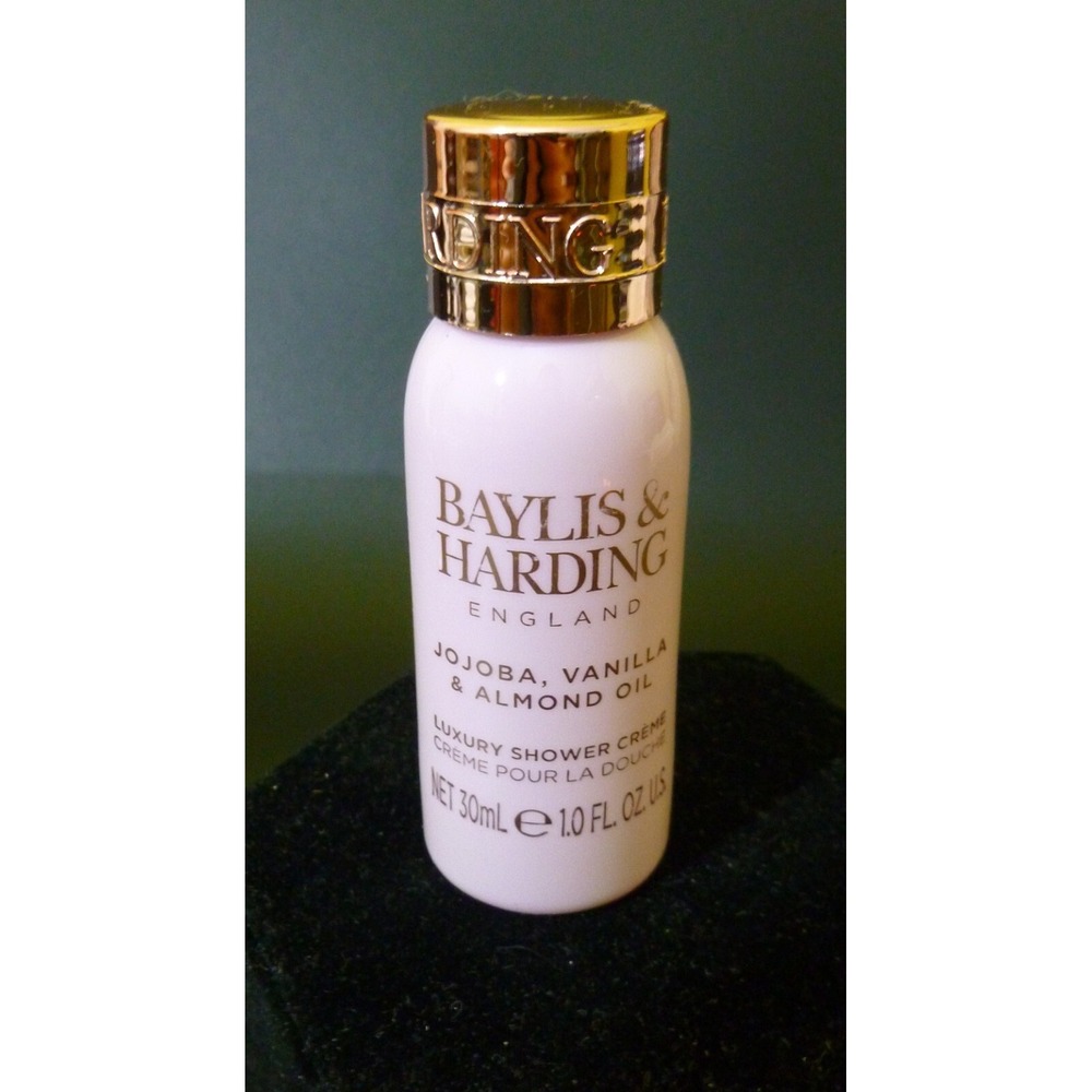 Baylis & Harding England Shower Wash Jojoba Vanilla Almond Oil 1oz ~ Travel Size